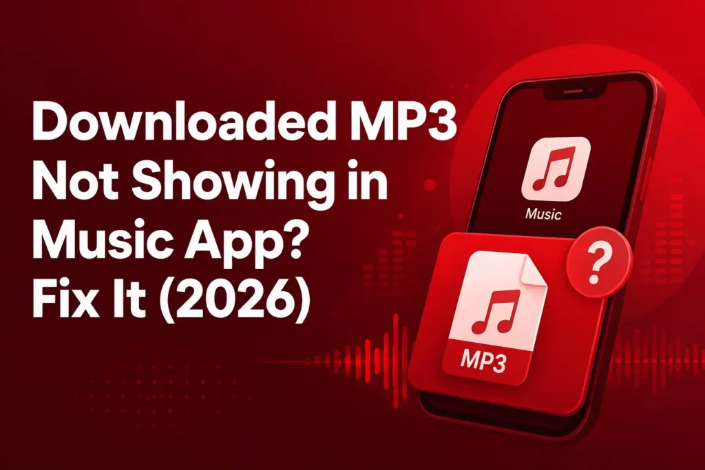Downloaded MP3 Not Showing in Music App