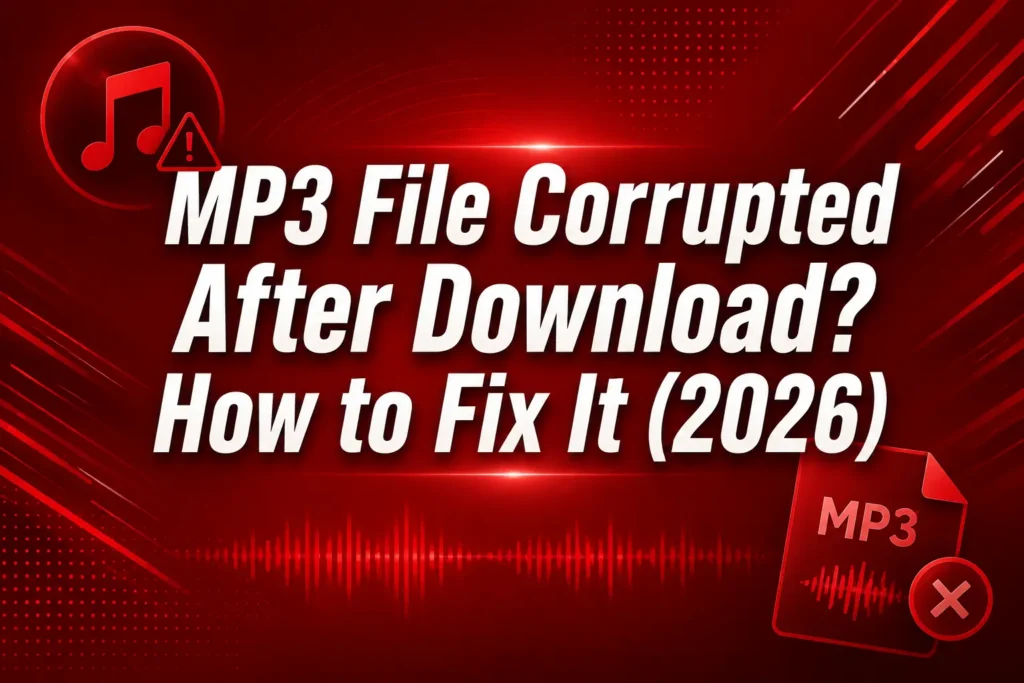 MP3 File Corrupted After Download